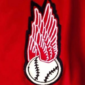 1950 Rochester Red Wings Varsity Wool Genuine Cowhide Sleeves Men Bomber Jacket