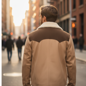 John Dutton Yellowstone Jacket | Brown Cowhide Coat