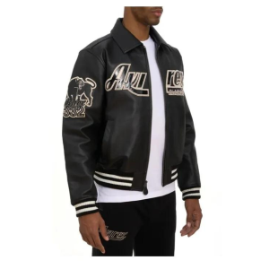 Avirex Tuskegee Black Aces Cowhide Jacket Black