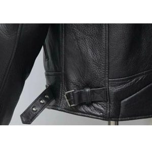 Biker Goldwing Black Genuine Cowhide Cowhide Bike Motorcycle Rider Men's Jacket