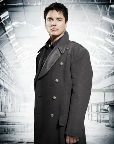 Captain Jack Harkness Grey Wool Fabric Fashion Cabin - Image 5