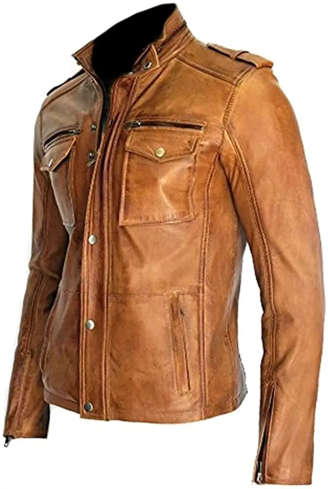 Classyak Men's Fashion Real Cowhide Jacket - Image 2