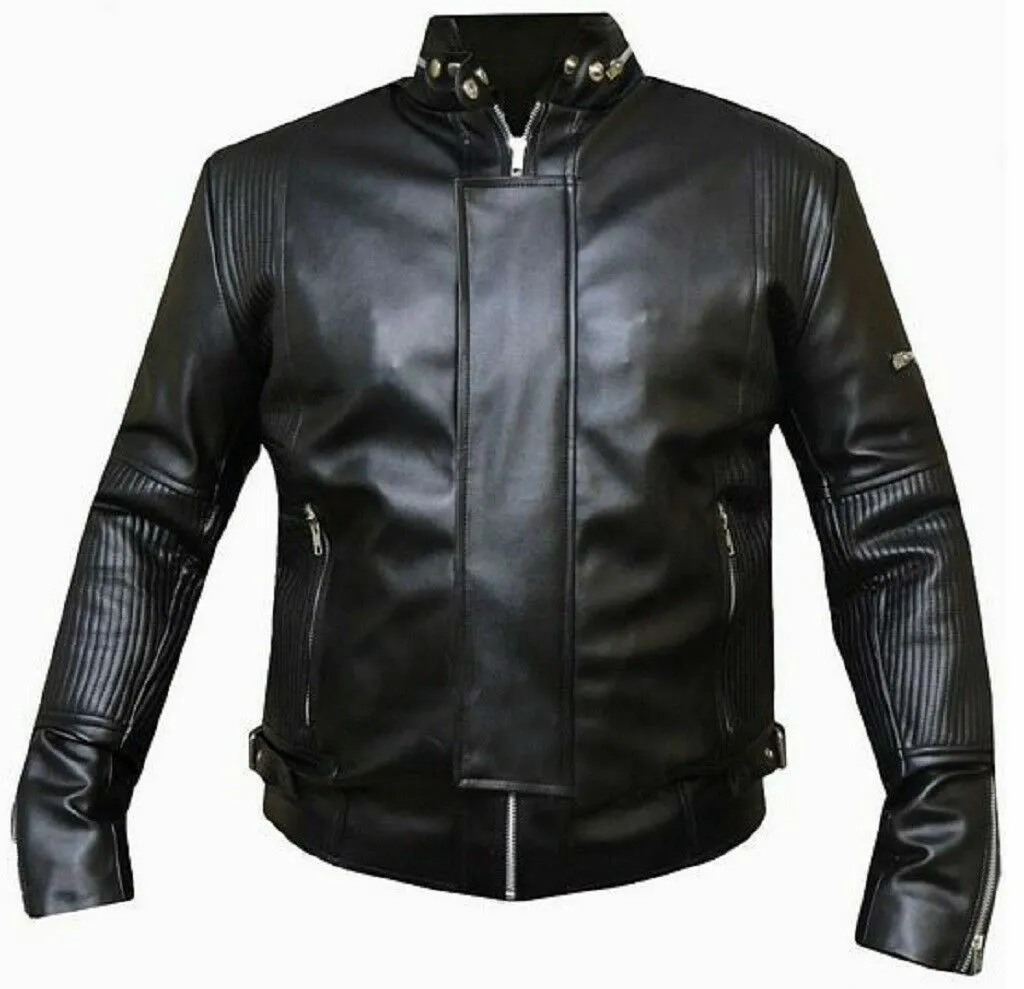 DAFT PUNK ELECTROMA BLACK Cowhide JACKET