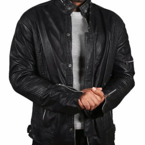 DAFT PUNK ELECTROMA BLACK PU JACKET