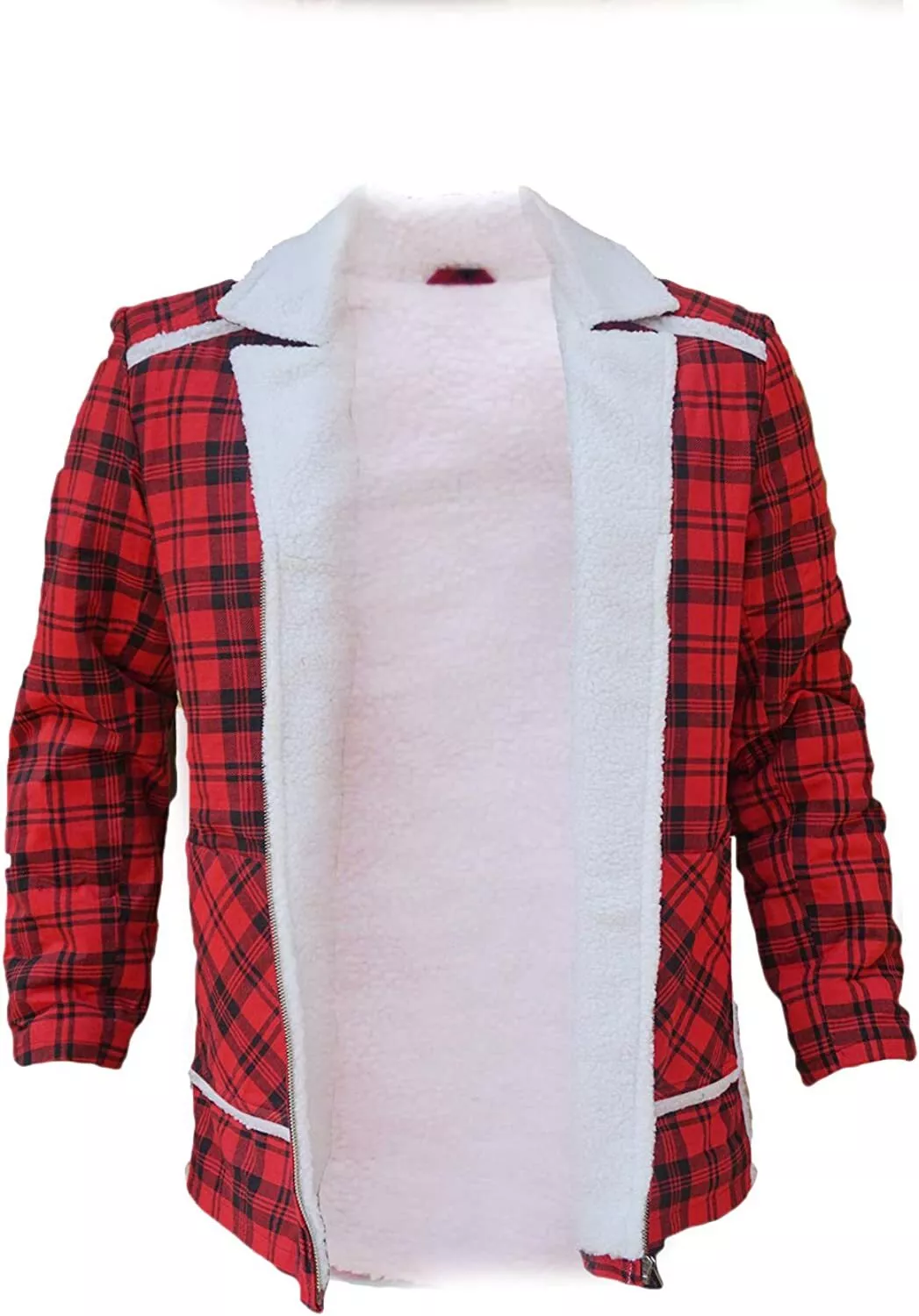 Deadpool Vanessa and Wade Wilson Shearling Jacket - Image 2