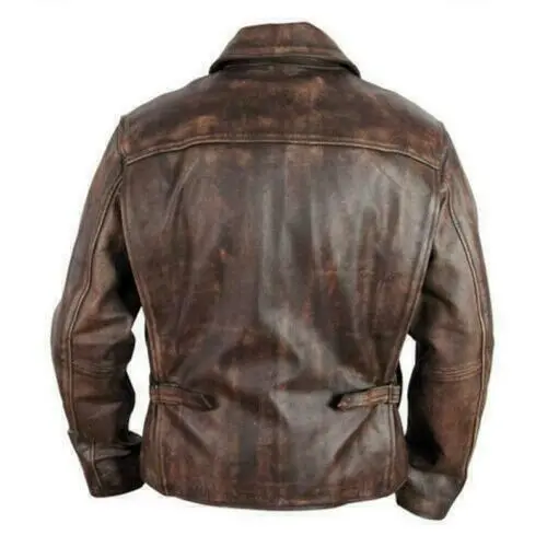 Desired Jackets mens Men's Brown Cowhide Jacket Cowhide Jacket - Image 2