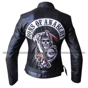 Gemma Teller Morrow Black Cowhide Sons of Anarchy Jacket