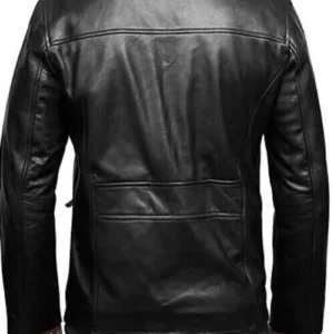 Genuine Sheep Cowhide Inception Cobb Vintage Black Men's Biker Jacket
