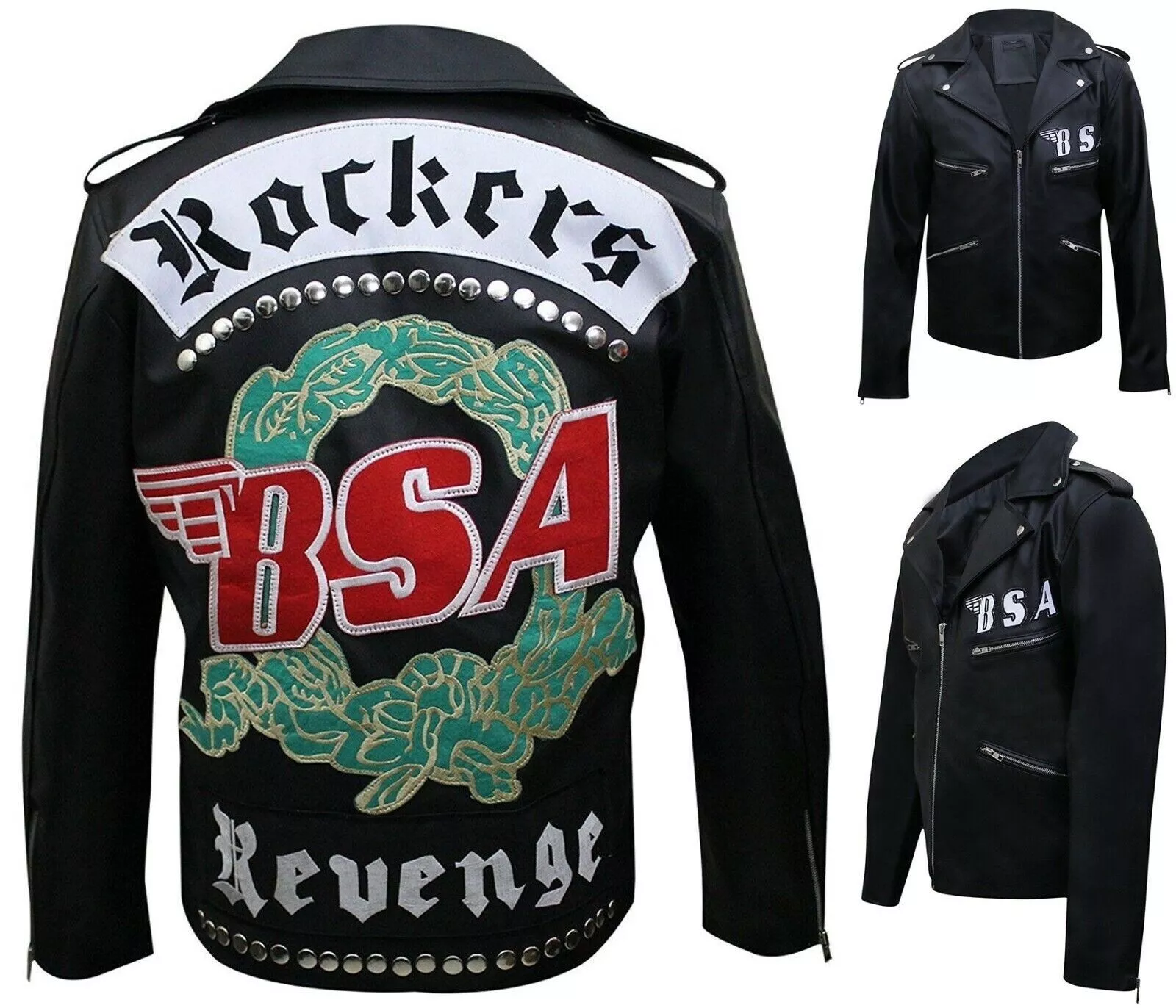 George Michael BSA Faith Rockers Revenge Cowhide Jacket - Image 4