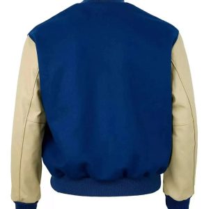 Indianapolis Colts 1958 Blue Wool Genuine Cowhide Varsity Letterman Men's Jacket