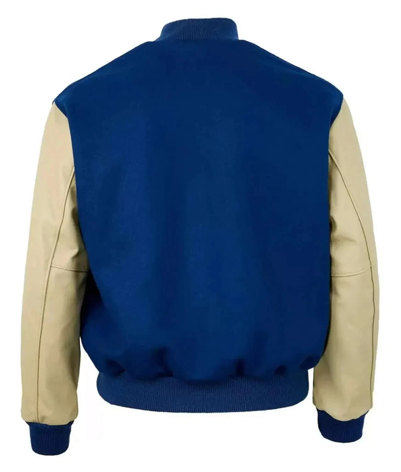Indianapolis Colts 1958 Blue Wool Genuine Cowhide Varsity Letterman Men's Jacket - Image 2