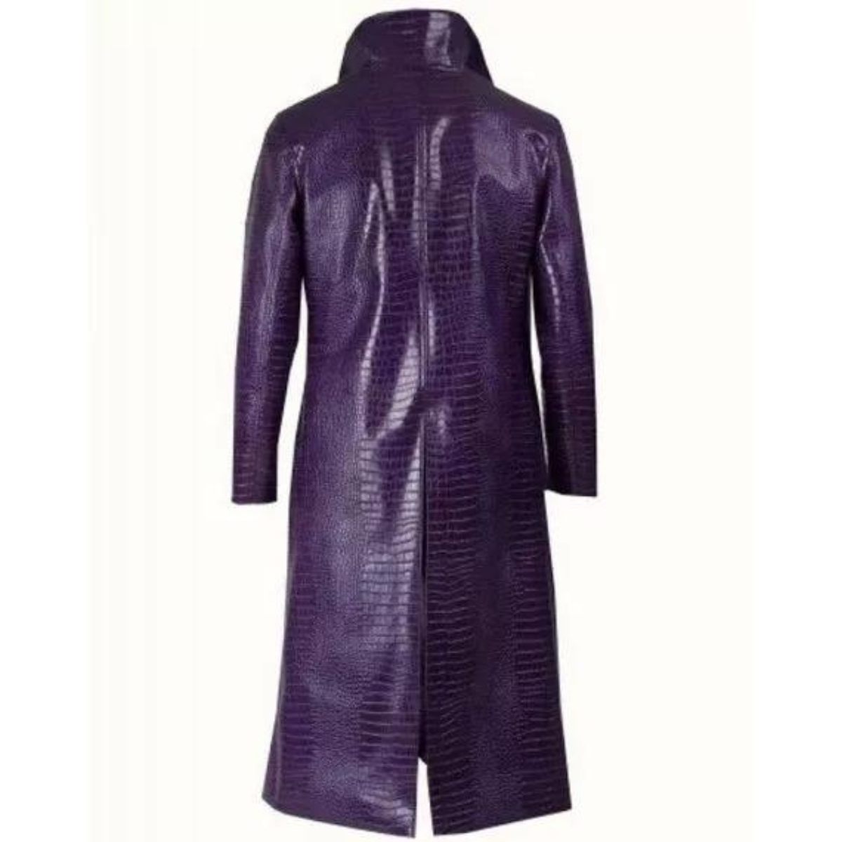 Joker Long Trench Purple Coat |Jared Leto Joker Suicide Squad Costume for Men - Image 2