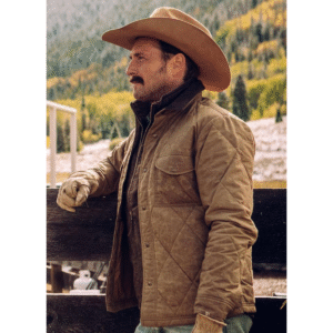 Josh Lucas Yellowstone John Dutton Quilted Jacket