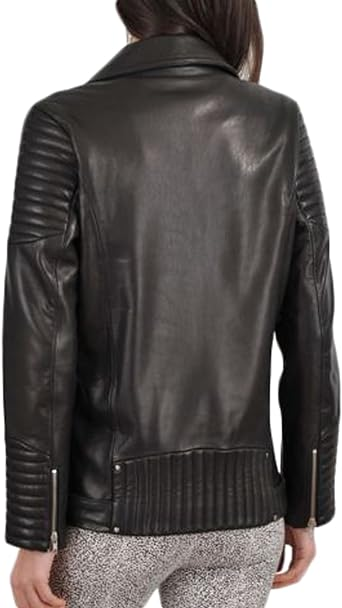 Kingdom Cowhide Women's Cowhide Jacket Coat Genuine real Pure Cowhide Bomber Biker Jacket - Image 3