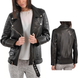 Kingdom Cowhide Women's Cowhide Jacket Coat Genuine real Pure Cowhide Bomber Biker Jacket