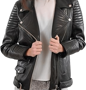 Kingdom Cowhide Women's Cowhide Jacket Coat Genuine real Pure Cowhide Bomber Biker Jacket