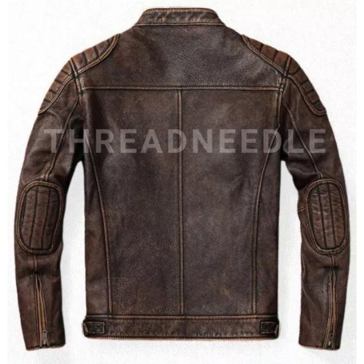 Men Cowhide Jacket Top Layer Cowhide Cowhide Clothes Men's Stand Collar Motorcycle Autumn Winter Plus Size Clothes - Image 5