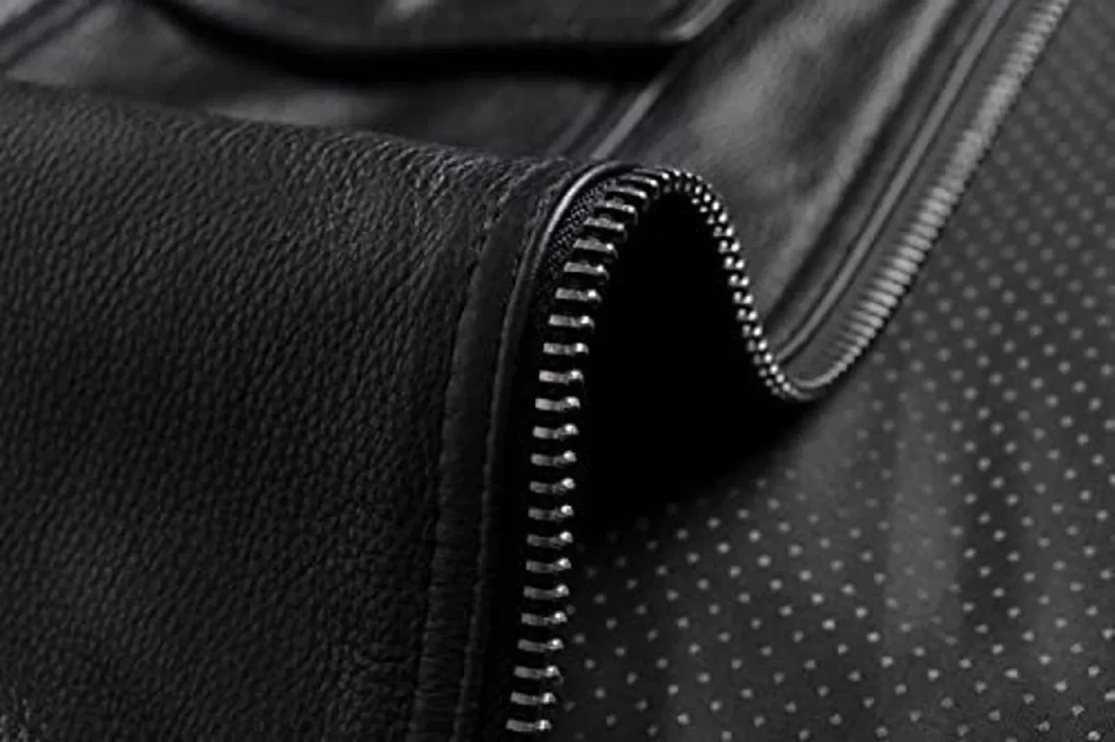 Men's Biker Flap Pocket Vintage Style Motorcycle Black Cow Hide Cowhide Jacket - Image 4