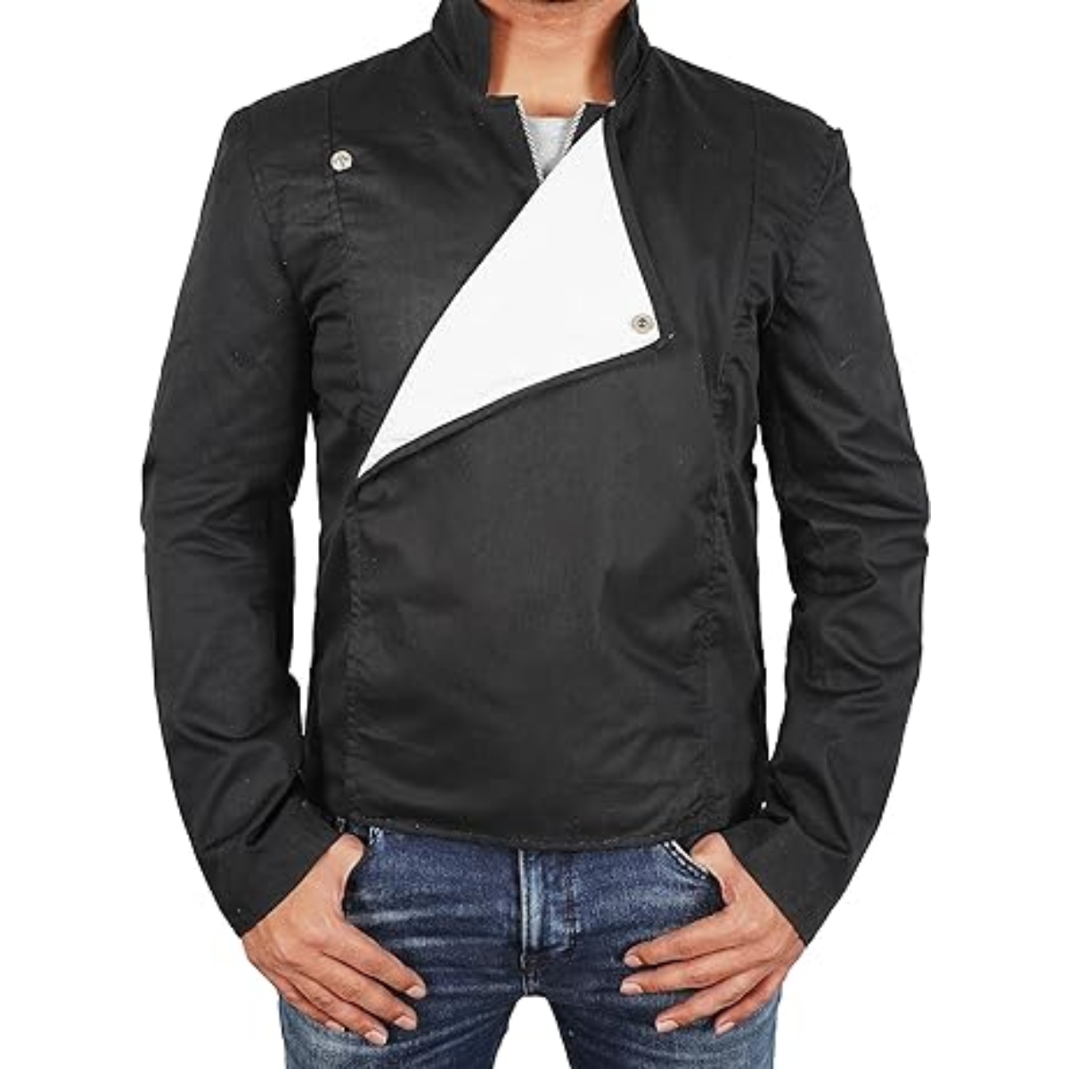 Men's Luke Skywalker Cosplay Costume Mark Return Black Cotton Jacket - Image 4