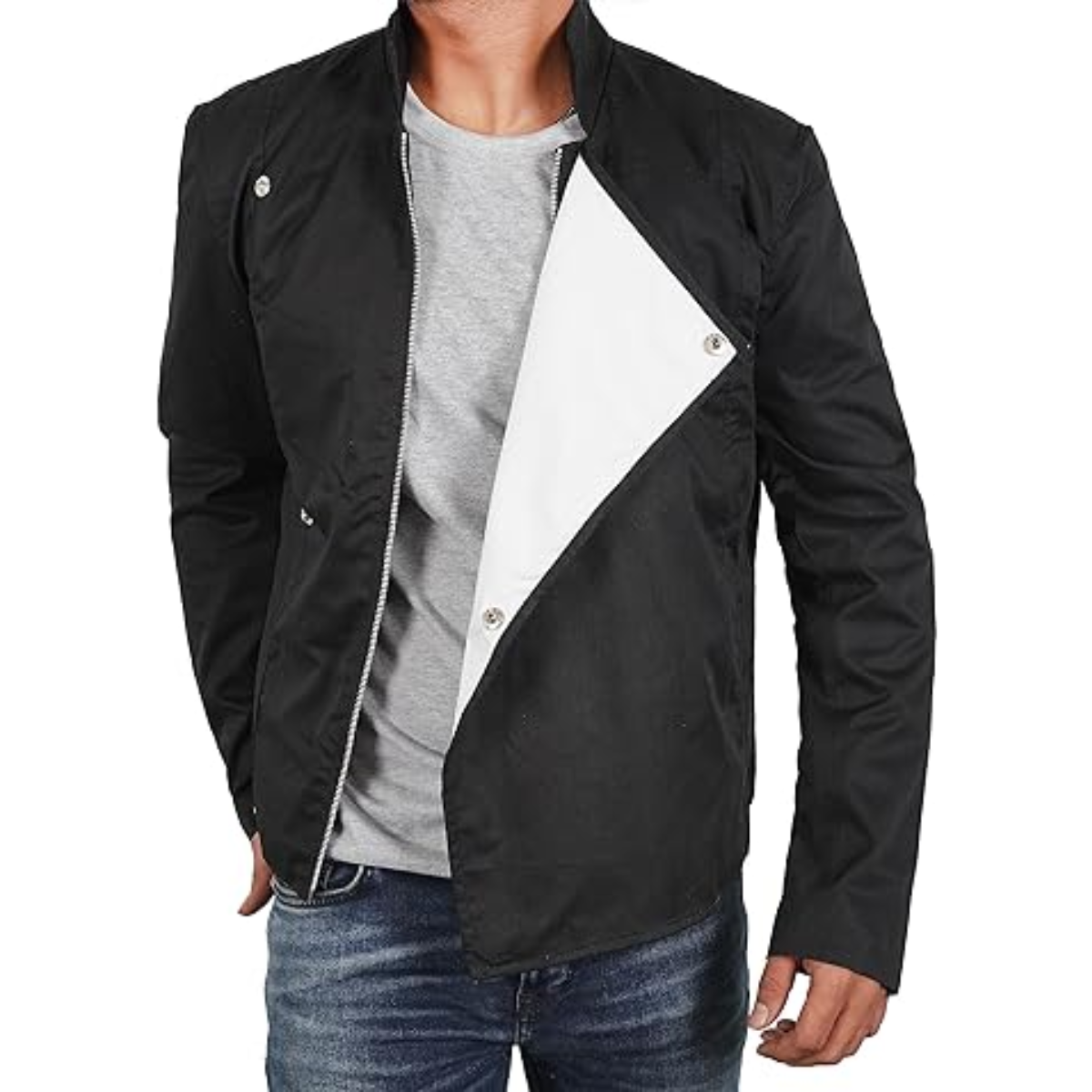 Men's Luke Skywalker Cosplay Costume Mark Return Black Cotton Jacket - Image 2