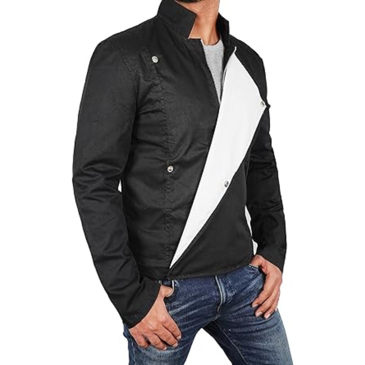 Men's Luke Skywalker Cosplay Costume Mark Return Black Cotton Jacket - Image 3