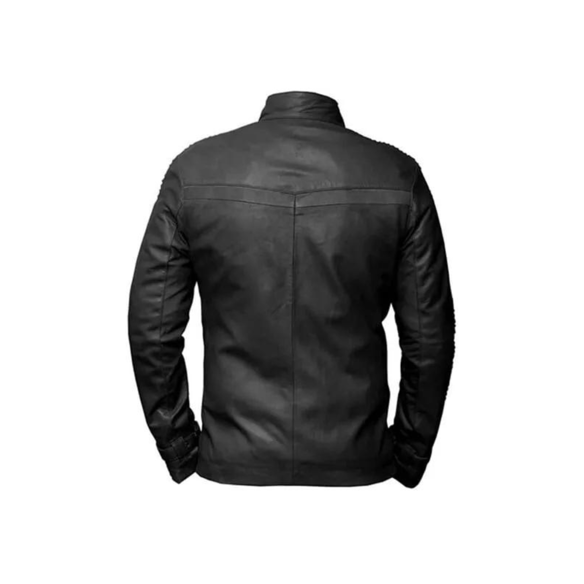 Men's Star Wars Finn Costume Avenger Black Real Cowhide Jacket - Image 2