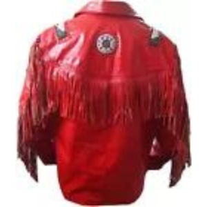 Men's Western Cowboy Real Cowhide Cowhide Jacket