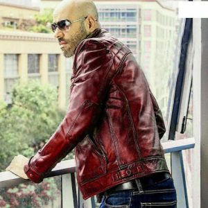 Men’s Diamond Quilted Red Motorcycle Slim Fit Burgundy Red Biker Cowhide Jacket