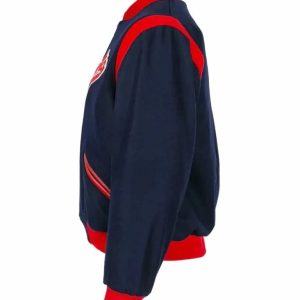 Minnesota Twins Blue Varsity Wool Bomber Letterman Jacket Free Shipping