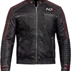N7 Commander Shepard Gaming Motorcycle Black Jacket