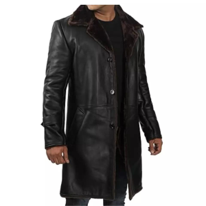 Black Cowhide jacket for men