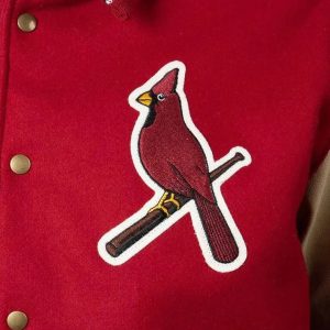 St. Louis Cardinals 1940 Red Wool Genuine Cowhide Sleeves Varsity Men's Jacket