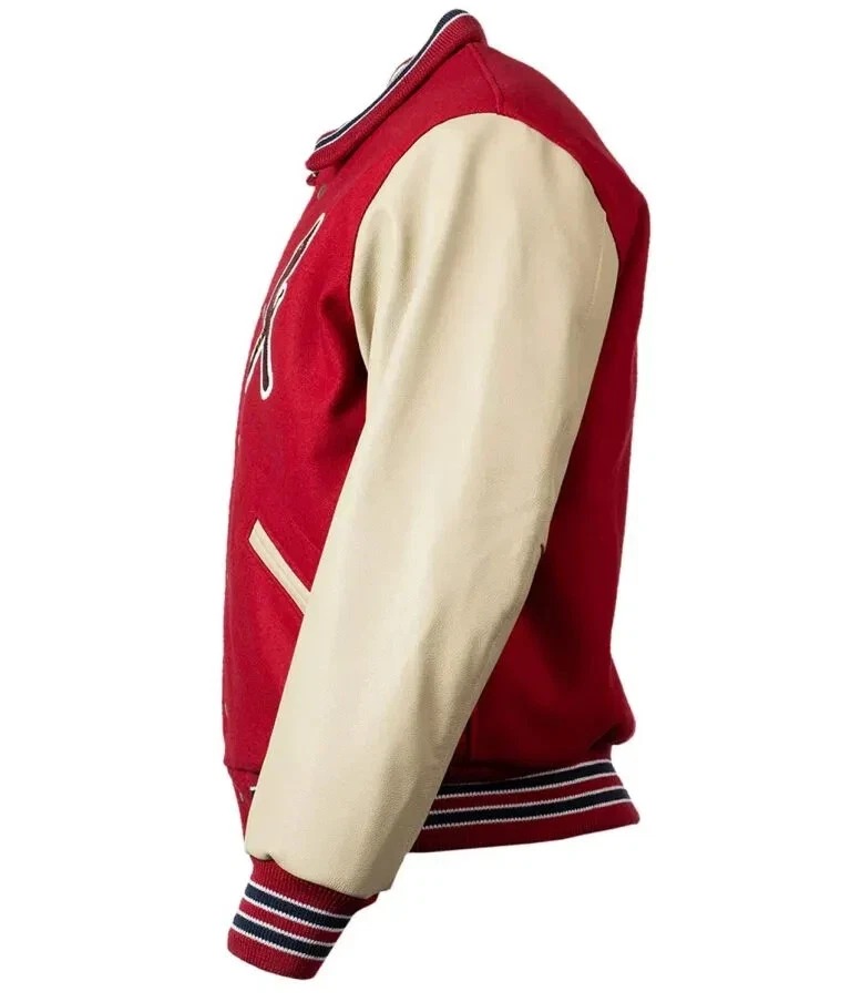 St. Louis Cardinals 1940 Red Wool Genuine Cowhide Sleeves Varsity Men's Jacket - Image 3