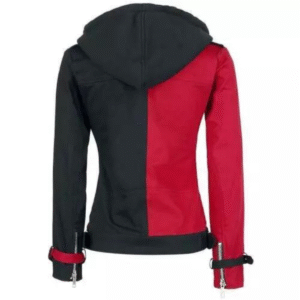 Suicide Squad Harley Quinn Black Red Cotton Jacket