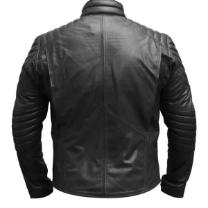 Superman Smallville Man of Steel Shield Genuine Black Synthetic Cowhide Jacket
