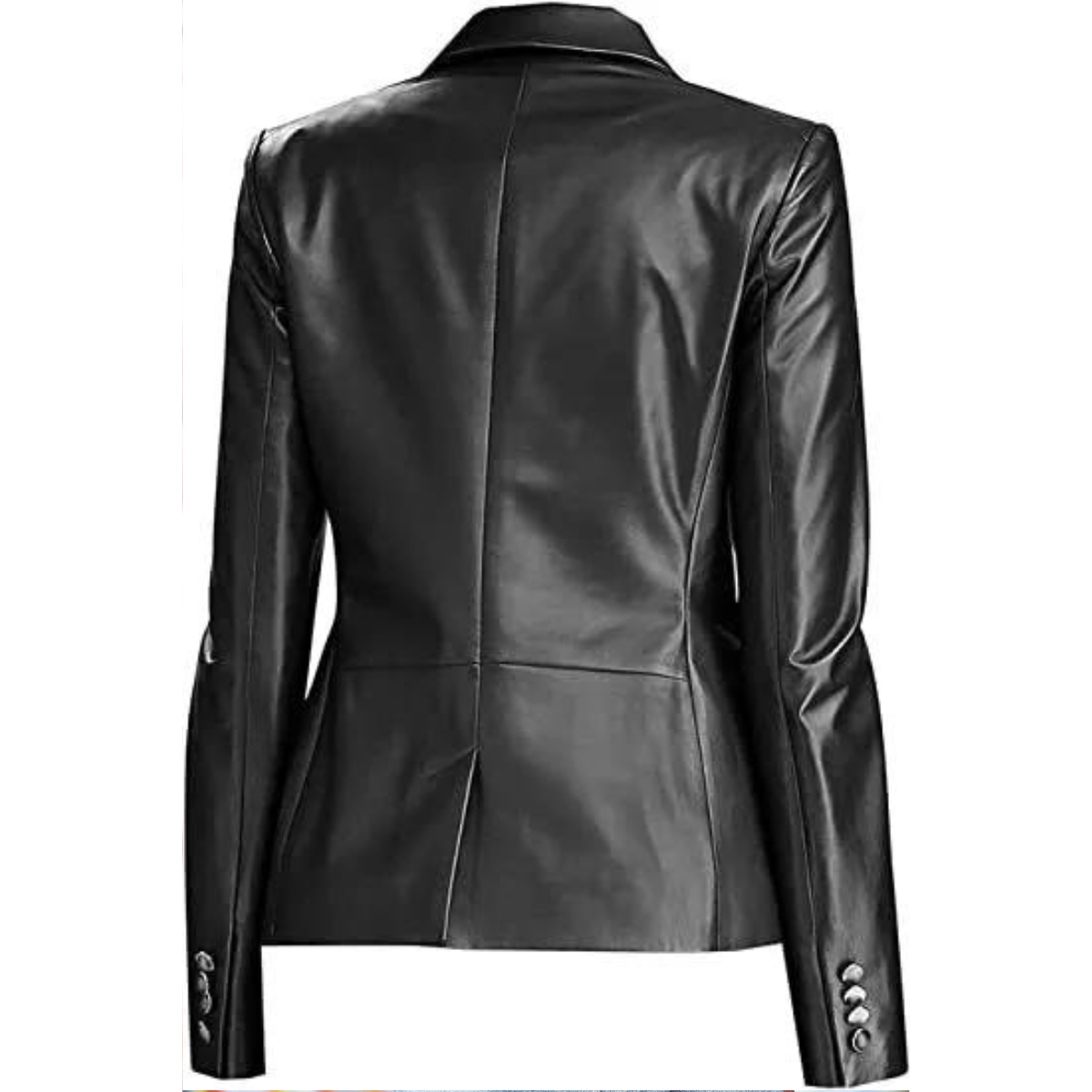 Two Buttons Cowhide Blazer/Coat/Jacket for Women and Girls Regular - Image 2