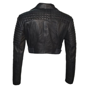 Vannamoda Short Biker Cowhide Women Jacket