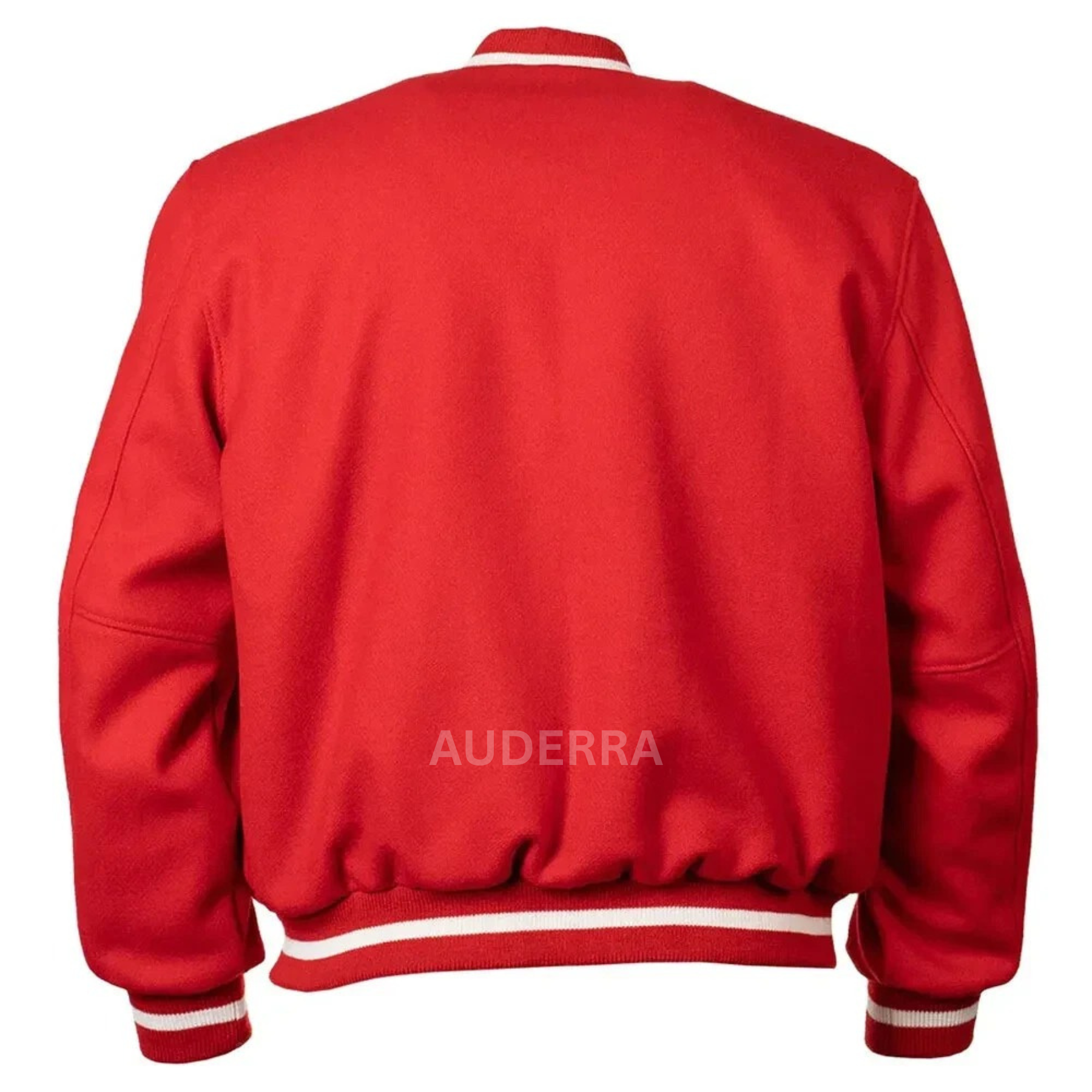1969 Cincinnati Reds Full-Zip Red Wool Varsity Men's Letterman Bomber Jacket - Image 4