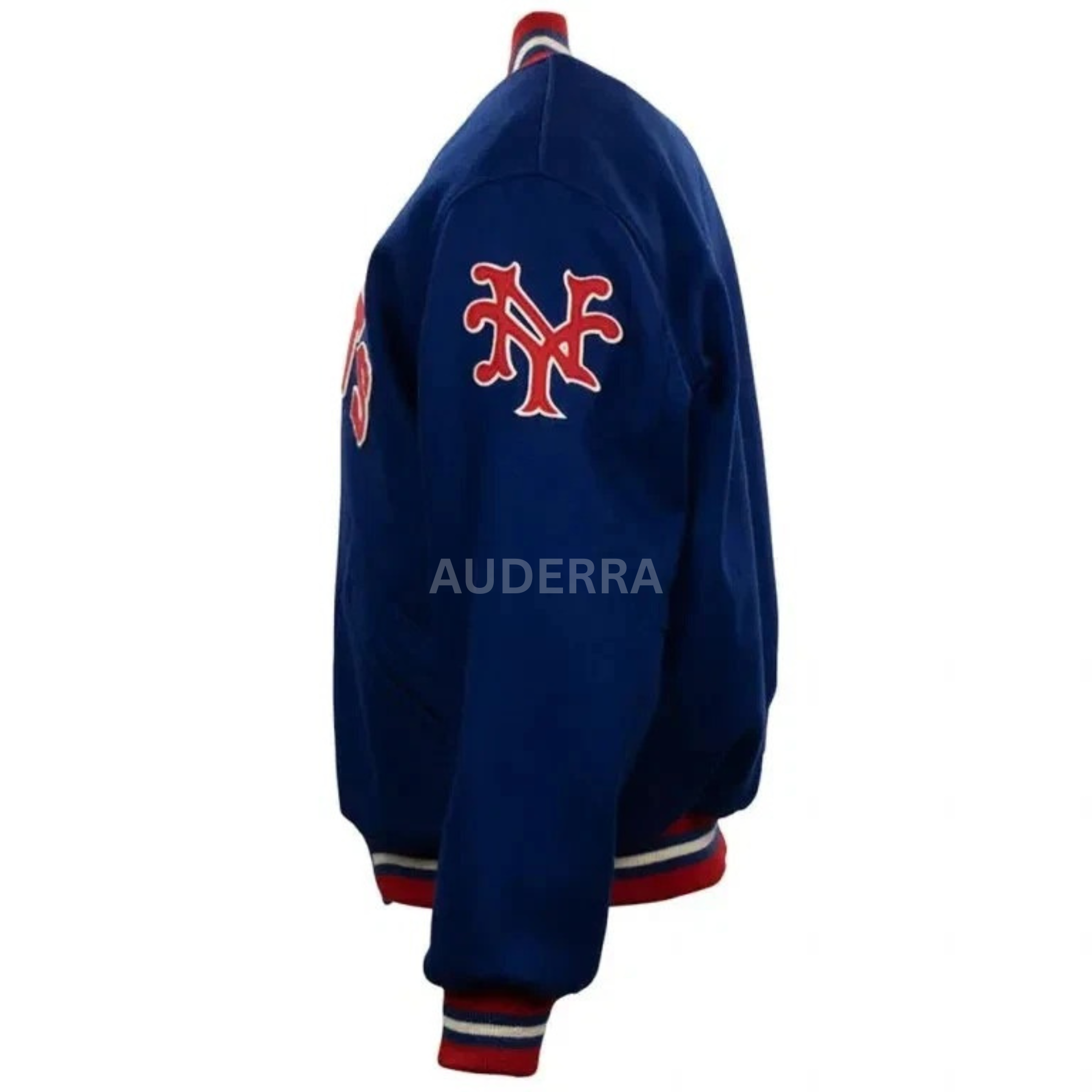 New York NY Giants 1932 Blue Wool Varsity Full-Button Men's Letterman Jacket - Image 5